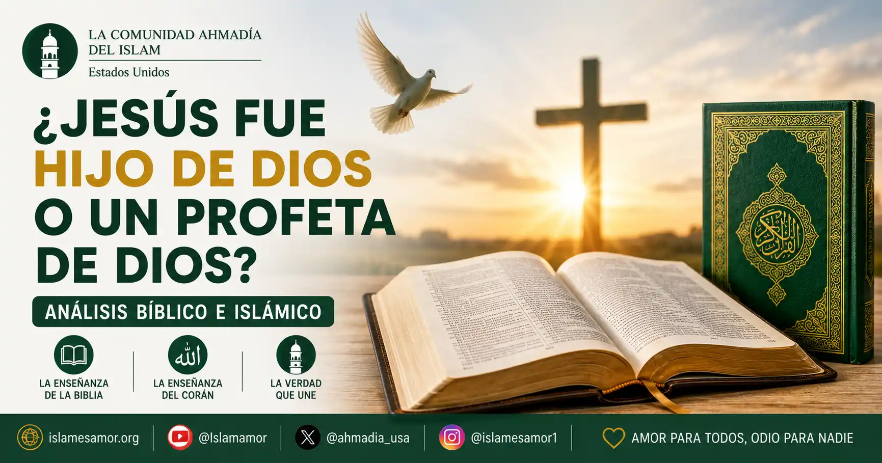 Jesús fue Hijo de Dios o un profeta de Dios