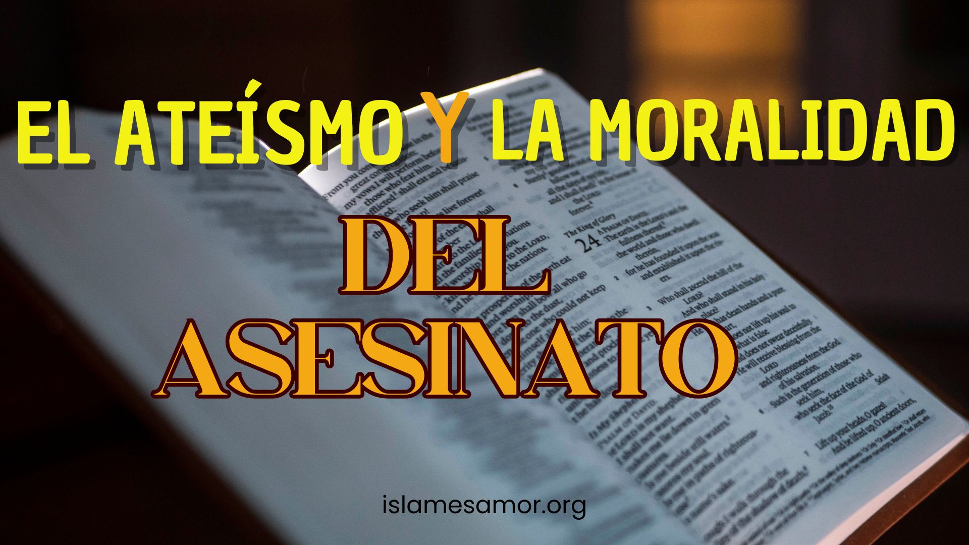 El ateísmo y la moralidad del asesinato
