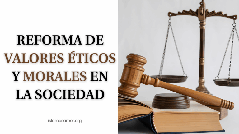 reforma de valores y moralidad