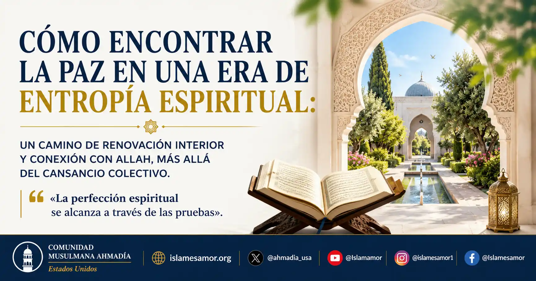 Como encontrar la paz en una era de entropia espiritual Cómo encontrar la paz en una era de entropía espiritual