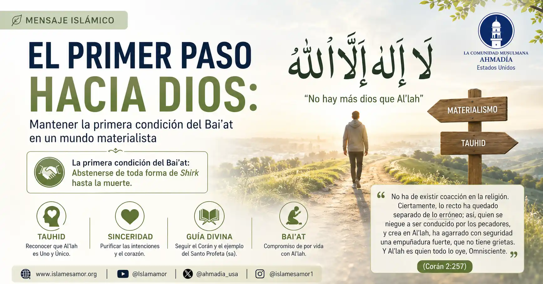 La primera condicion del Baiat y el camino espiritual hacia Dios La primera condición del Baiat y el camino espiritual hacia Dios