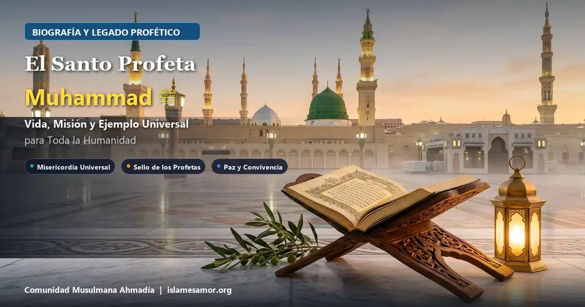 El Santo Profeta Muhammad ﷺ: vida, misión y ejemplo universal para la humanidad